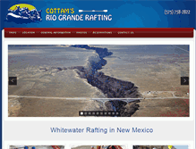 Tablet Screenshot of cottamsriogranderafting.com